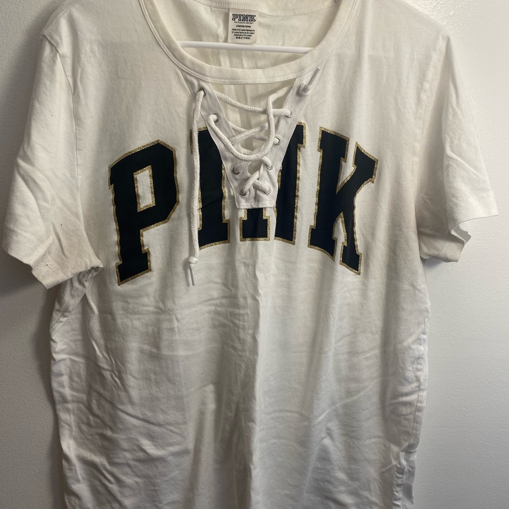 COPY - White PINK t shirt